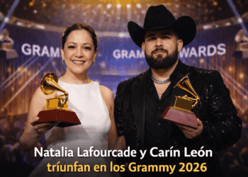 Natalia Lafourcade y Carín León triunfan en los Grammy 2026