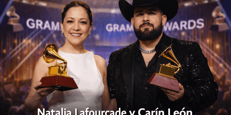 Natalia Lafourcade y Carín León triunfan en los Grammy 2026