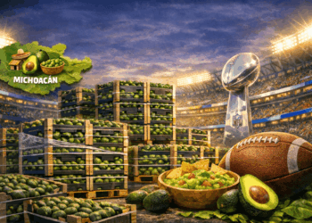 Michoacán lidera exportación de aguacate rumbo al Super Bowl