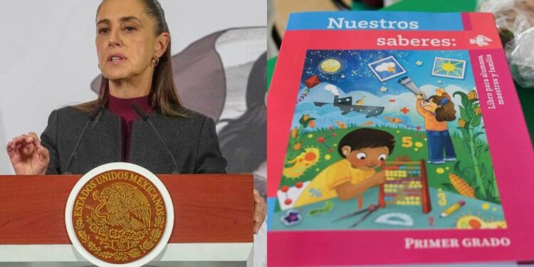 Claudia Sheinbaum afirma que los libros de texto no son patrimonio de una persona tras salida de Marx Arriaga