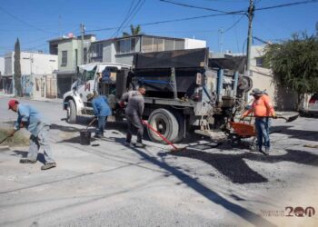 Gobierno de Beto Granados refuerza el mejoramiento vial en colonias de Matamoros como San Francisco y Los Álamos
