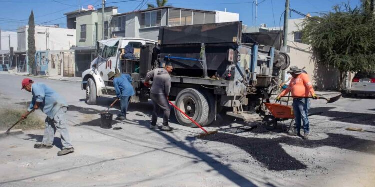 Gobierno de Beto Granados refuerza el mejoramiento vial en colonias de Matamoros como San Francisco y Los Álamos