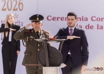 Beto Granados encabeza el Día de la Bandera en Matamoros: “La Patria es Primero”