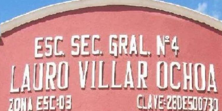 Reportan agresiones a alumnos de la Secundaria General No. 4 “Lauro Villar” en Matamoros