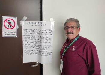 Trabajadores del Hospital General cierran áreas administrativas; aseguran que no se afectará la atención médica