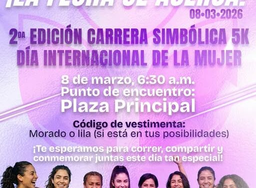 Carrera 5K por el Día Internacional de la Mujer en Matamoros