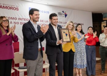 Matamoros recibe distintivo de la UNESCO por promover la inclusión