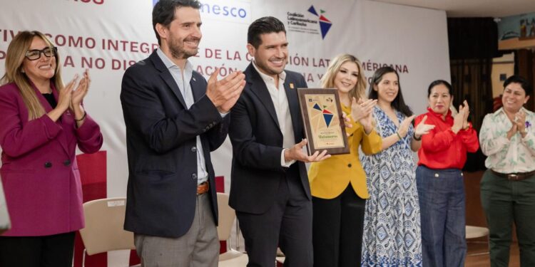 Matamoros recibe distintivo de la UNESCO por promover la inclusión