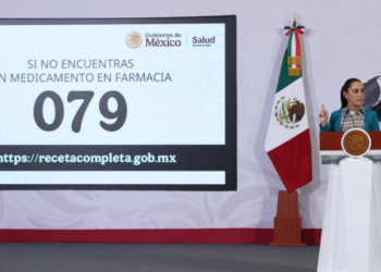 Sheinbaum presume 97% de suministro de medicamentos en farmacias públicas