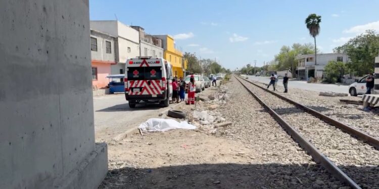 Muere hombre tras ser atropellado por el tren en Reynosa