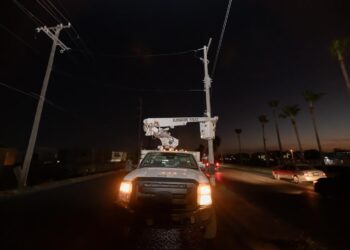 Avanza recuperación del alumbrado público en la ciudad