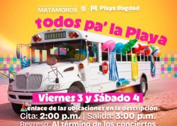 ¡Todos pa’ la playa! Habrá transporte gratuito a Playa Bagdad este fin de semana