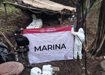 Desmantelan laboratorio clandestino en Culiacán; aseguran 800 kilos de metanfetamina