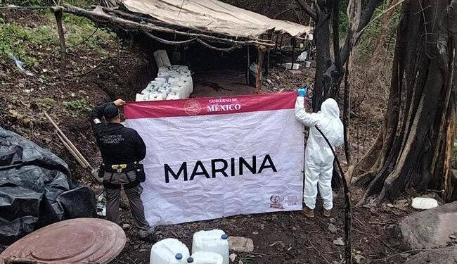 Desmantelan laboratorio clandestino en Culiacán; aseguran 800 kilos de metanfetamina