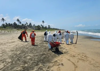 Retiran 889 toneladas de hidrocarburo en playas del Golfo de México
