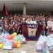 Entrega UAT juguetes a niñas y niños con la jornada “Alegrando Corazones”