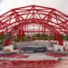Concha acústica del Parque Olímpico vuelve a tomar forma.