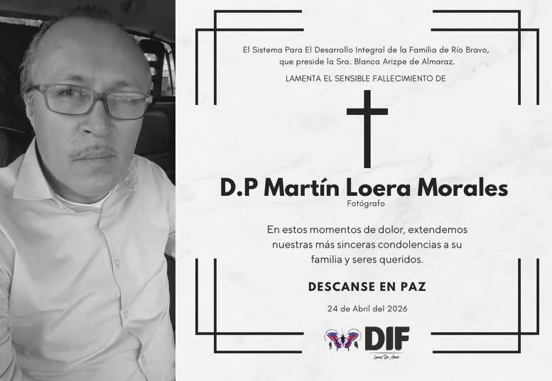 Martín Loera Morales, fotógrafo oficial del Sistema DIF Río