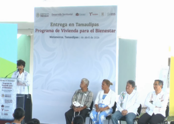 Gobierno de Tamaulipas entrega viviendas para el bienestar a pescadores en El Mezquital