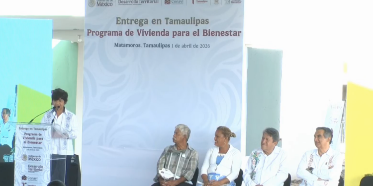 Gobierno de Tamaulipas entrega viviendas para el bienestar a pescadores en El Mezquital