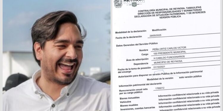 Esconde su riqueza Carlos Peña, alcalde de Reynosa