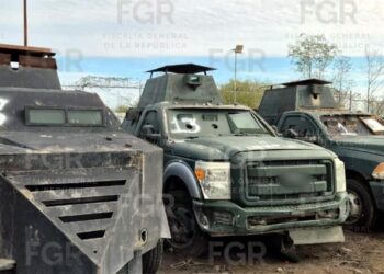 FGR destruye vehículos en Reynosa