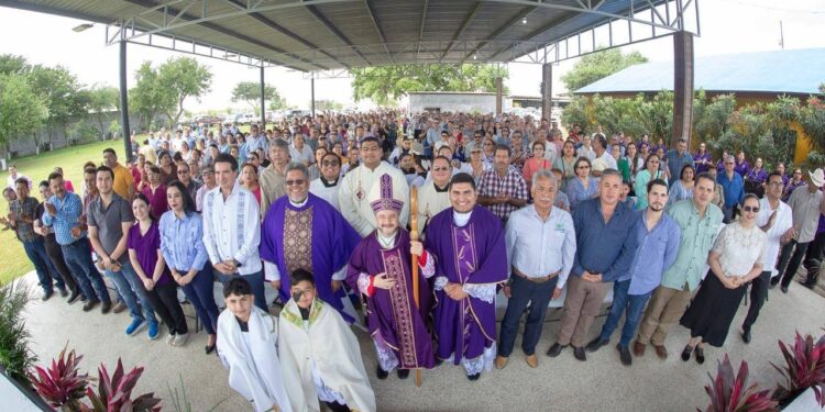 Celebran misa para pedir lluvias en Valle Hermoso ante sequía en la región