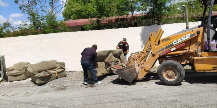Impulsa Beto Granados un Matamoros más limpio con jornadas permanentes de descacharrización y limpieza de espacios públicos