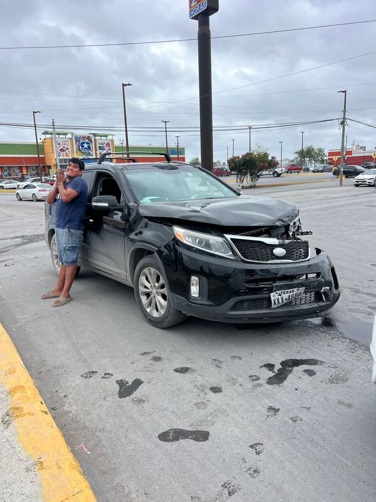 Accidente en avenida del Niño deja dos lesionados en Matamoros