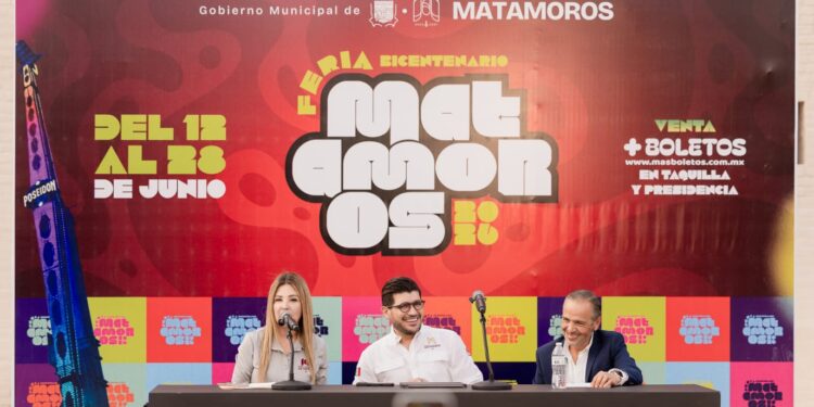 Presenta Beto Granados la Feria Bicentenario Matamoros 2026: una celebración de primer nivel