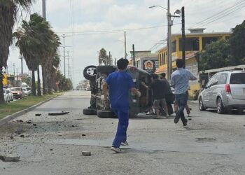 Tres accidentes viales se registraron en Matamoros entre el 21 y 22 de abril