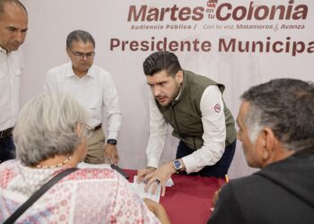 Alcalde Beto Granados escucha a matamorenses en el “Martes en Tu Colonia”