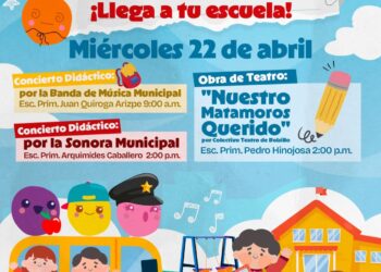 Festival Bebeleche lleva arte, música y cultura a escuelas de Matamoros