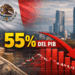 Deuda pública de México alcanzaría 55% del PIB en 2027