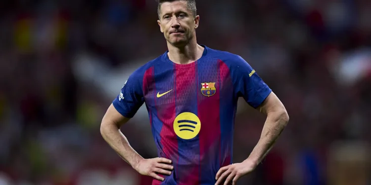 Robert Lewandowski se despide del Barcelona
