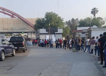 Puentes internacionales de Matamoros a tope por asueto del Día del Trabajo
