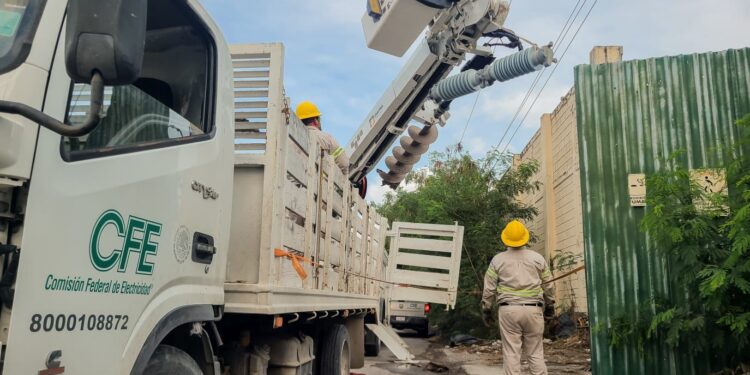 Anuncia CFE dos semanas de apagones programados en Matamoros