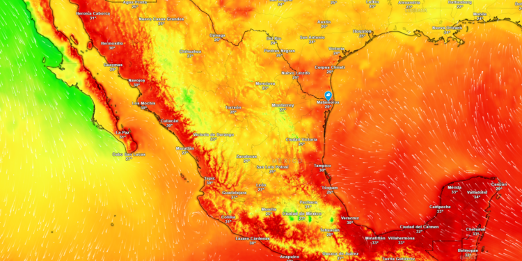 Así el clima en Matamoros durante el Día de las Madres
