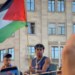 Lamine Yamal ondea bandera de Palestina