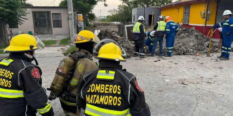 Fuga de gas en Matamoros provocada por la JAD causa intoxicación
