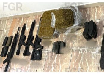 Por asesinato de federal en Matamoros: detienen a 8 con arsenal y droga