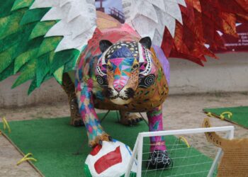 Participan CEDES Matamoros y Altamira en convocatoria nacional de elaboración de alebrijes mundialistas