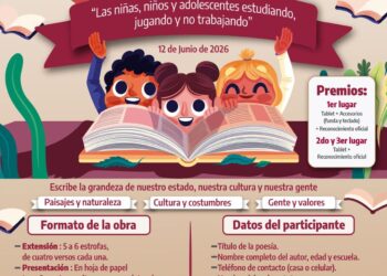 STR-078-2026.-Prepara STPS concurso estatal de poesía para impulsar talento juvenil y prevención del trabajo infantil