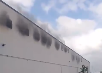 Incendio en maquiladora Cypress en Matamoros