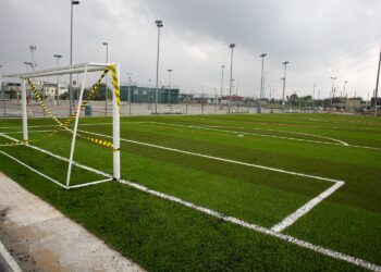 Con nuevas canchas de fútbol rápido, Beto Granados impulsa la práctica deportiva en Matamoros