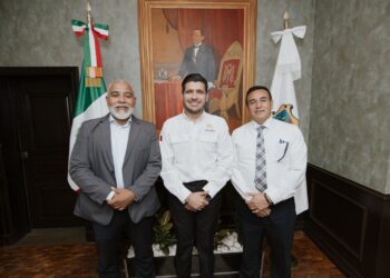 Beto Granados se reúne con directivos de CFE para atender apagones en Matamoros