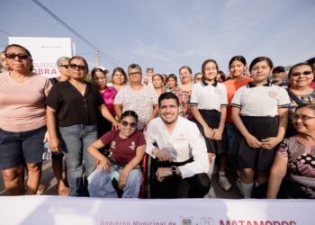Inaugura Beto Granados pavimentación de más de 2.5 millones de pesos en la colonia Cabras Pintas