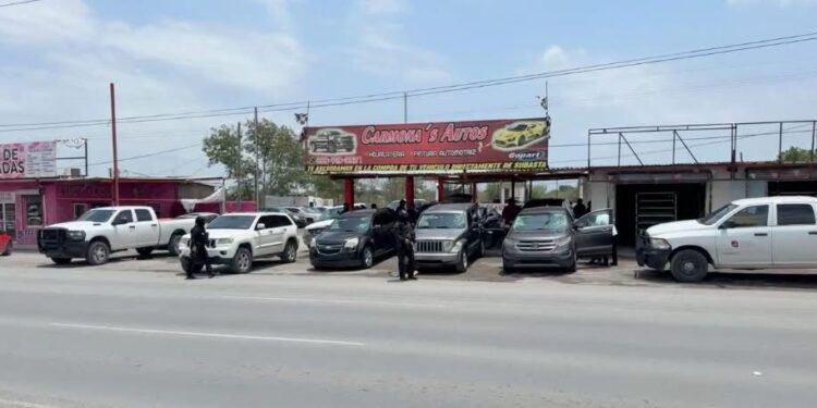 Operativos contra autos chocolate en Reynosa
