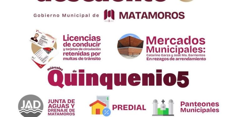 Gobierno de Matamoros invita a la ultima jornada de “Miércoles al 50% de descuento”