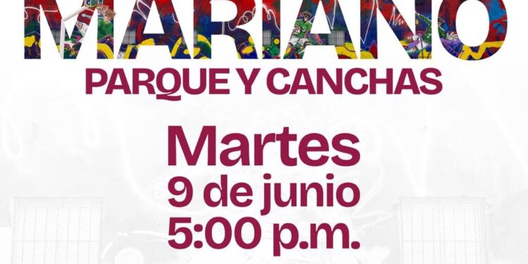 Invita Beto Granados a inauguración del Parque y Canchas de la colonia Mariano Matamoros
